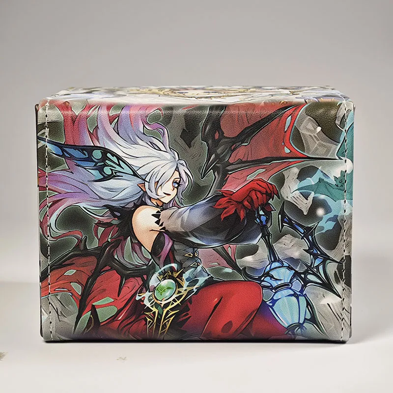 Yu Gi Oh Acg Cards Box Elzette of The White Forest Anime Game Opcg Tcg Ptcg Trading Card Storage Box Diy Pu Collection Card Box