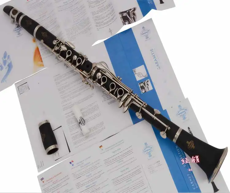 Buffet Crampon&Cie A PARIS B16 17 Key Bb Tune Bakelite Clarinet Playing Musical Instruments Clarinet with Accessories