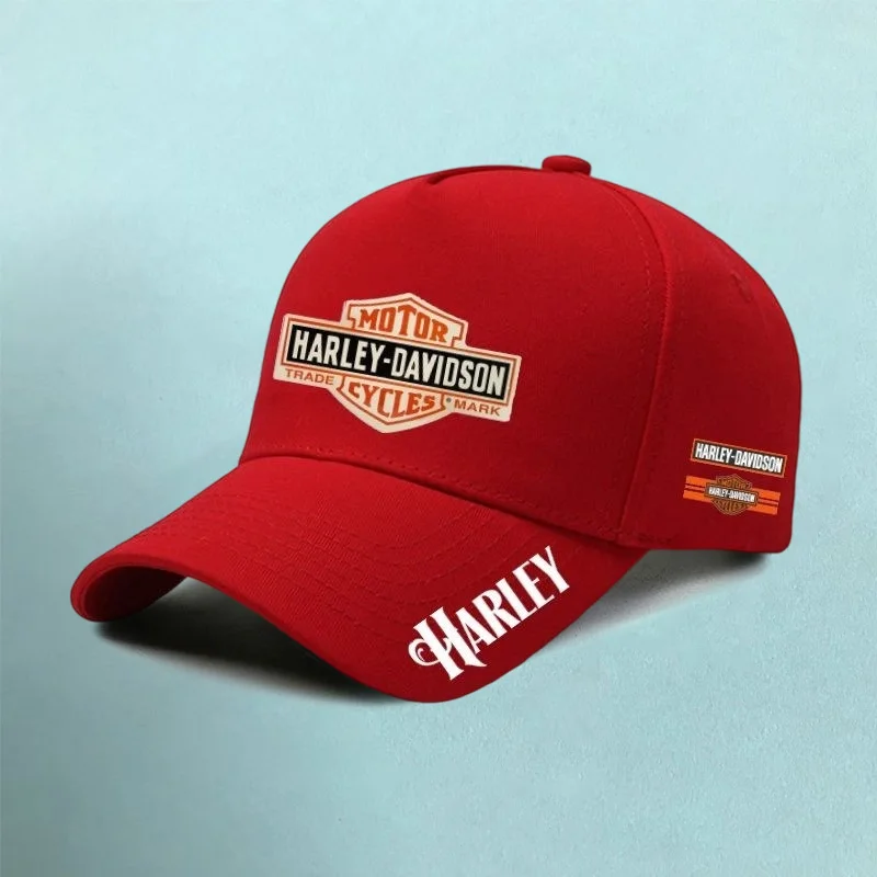 

For Harley Davidson Motorcycle Fashion Outdoor Summer Sport Hat Baseball Cap Autumn Spring Adjustable Sunscreen Hat Accessories