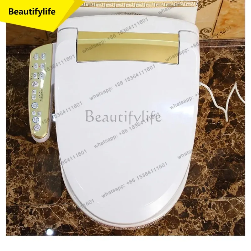 M07 ls18European toilet golden smart toilet cover instant toilet cover full automatic cleaning and drying