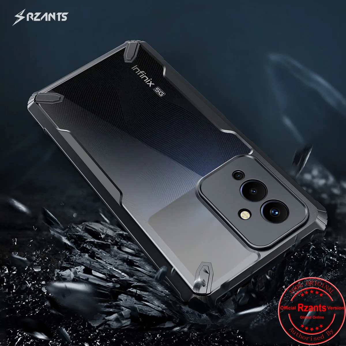 Rzants For Infinix Note 12 5G Note 12 Pro 5G Full Clear Case Crystal Cover Ultra Slim Thin Casing Camera Protection Phone Shell