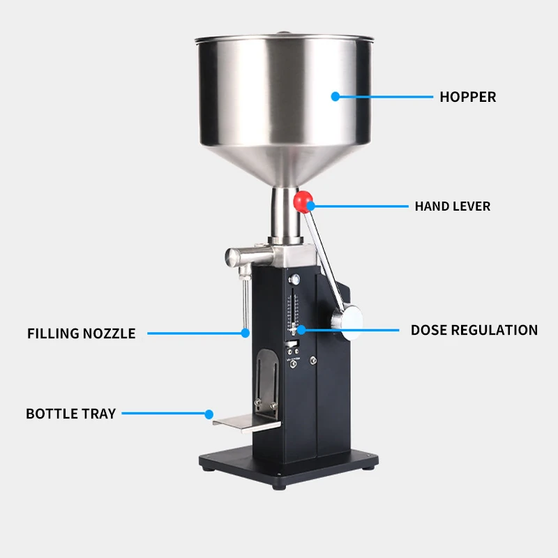 Cheap Manual Filling Machine For Ketchup Peanut Butter Honey  Milk Thick Mayonnaise Oil Liquid Beverage honey Filling Machine