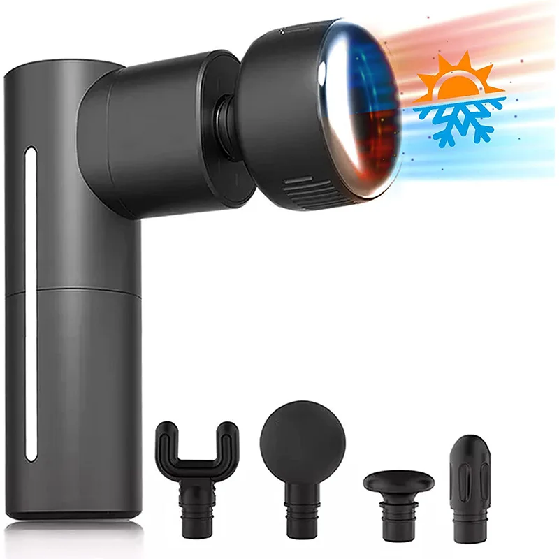 

hot and cold compress fascia gun, rechargeable muscle massager, deep massager