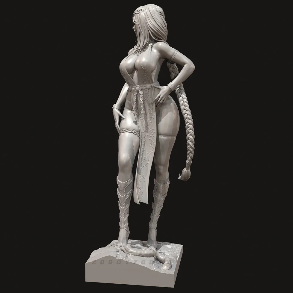 The height of man 50mm 75mm 90mm Resin model kits figure beauty colorless and self-assembled 3D Printing TD-7009/3D