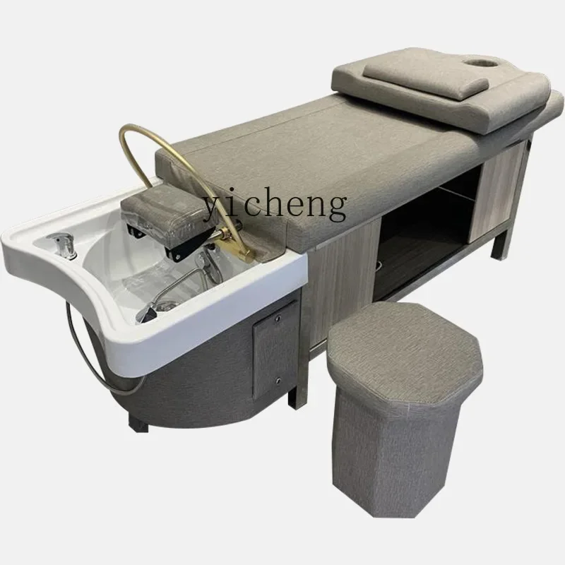 

YY Barber Shop Fumigation Water Circulation Massage Couch Beauty Salon Hair Salon Head Treatment Bed