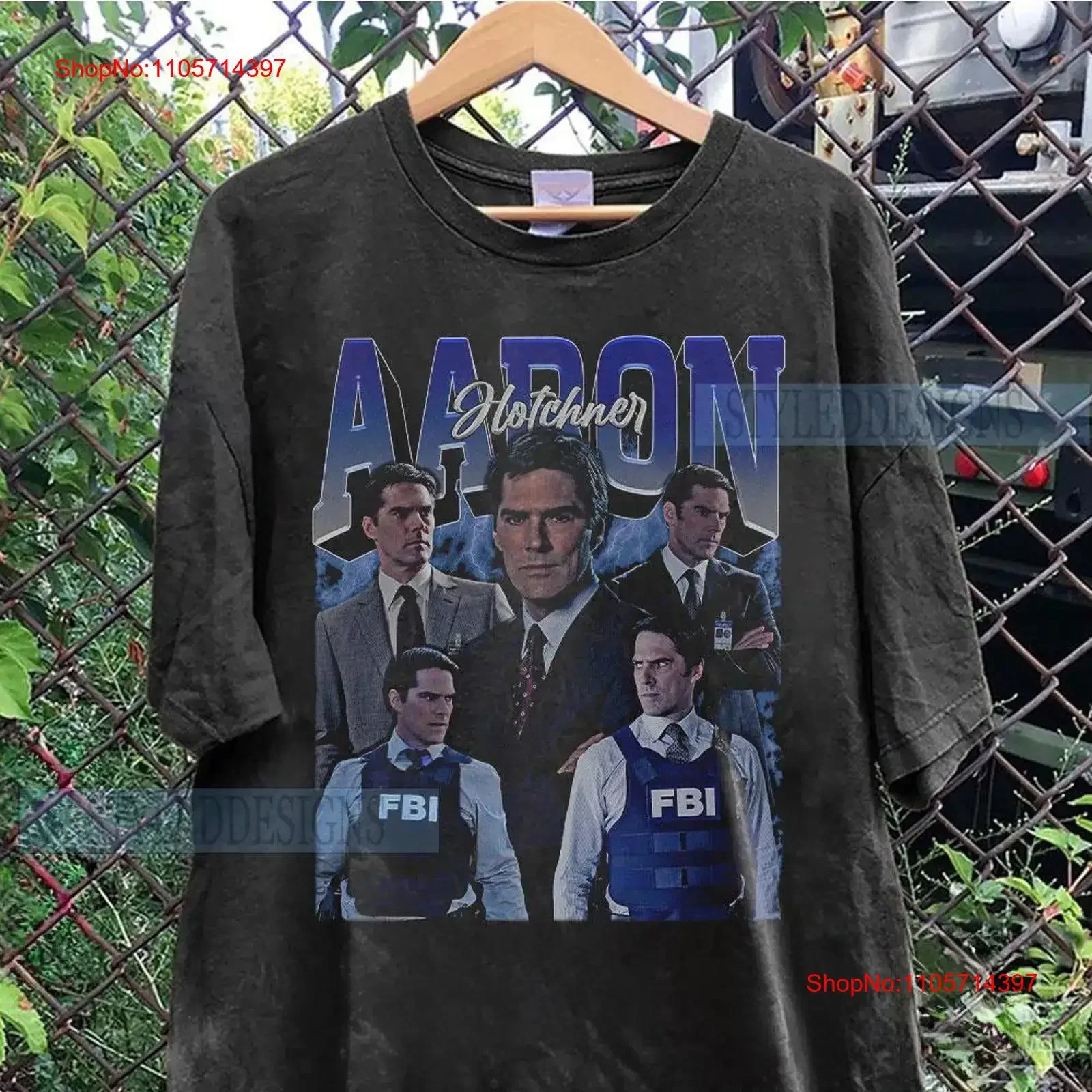 Aaron Hotchner T Shirt Vintage 90s SweaT vintage Washed Stretched Comfortable Breathable Slightly Top For Everyday Wear