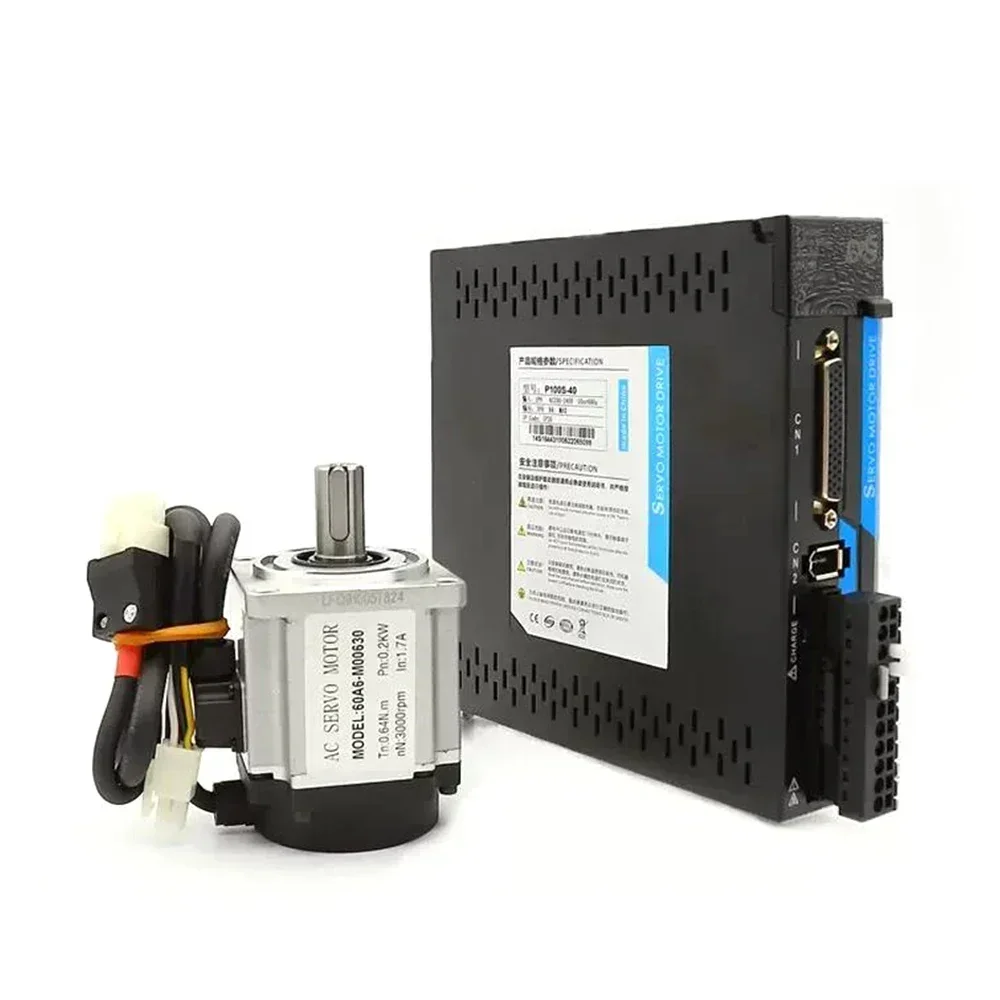 YUN DUAN 100W-1KW AC Servo Motor Drive Kit CANopen/EtherCAT 21Bit Single/Multi Turn Magnetic Encoder 40/60/80mm Servo 3000rpm