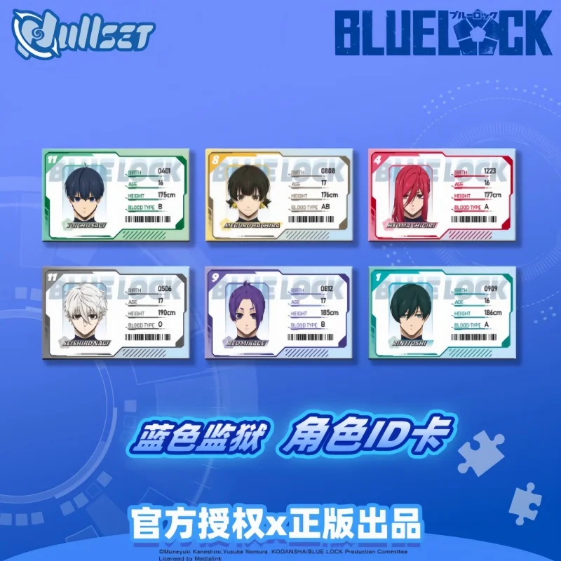 

Новая распродажа, оригинальная идентификационная карта Nullset Blue Lock, Yoichi Isagi Hyoma Chigiri Seishiro Nagi Reo Mikage, карточки-сюрпризы