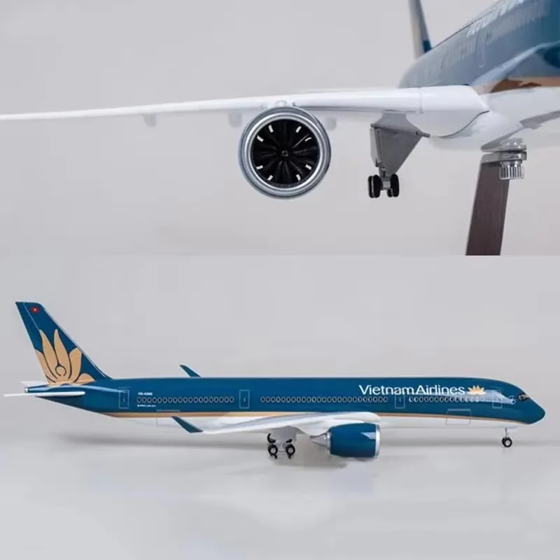 New 1:142 scale 47CM Airbus A350 Vietnam Airlines model aircraft Collection gift