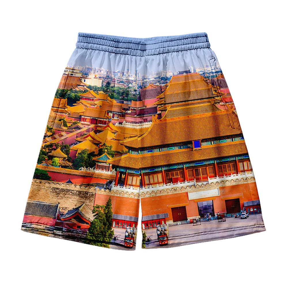 

Beach Shorts Men's and women's clothing 3D digital printing casual shorts Fashion trend couple Pants 17