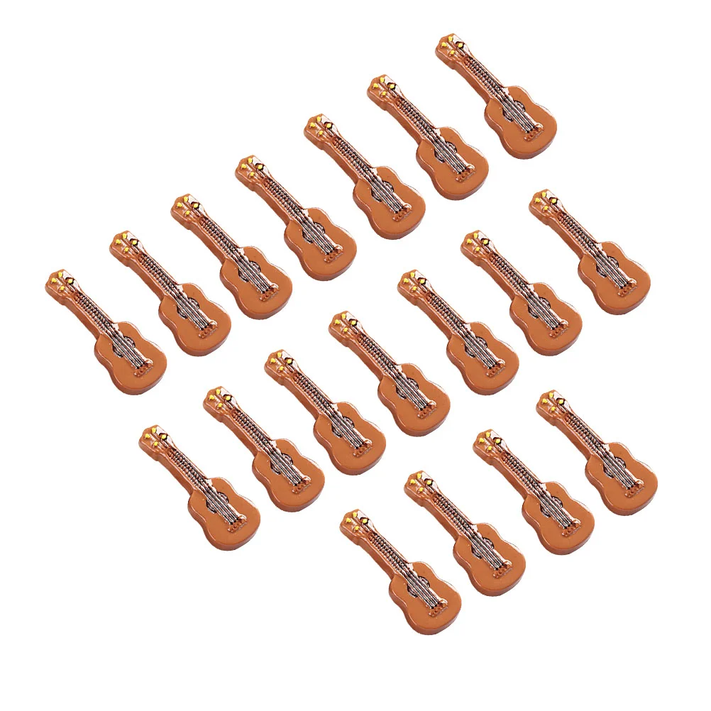 20 Pcs Violin Model Mini Decor Decorative Simulation Ornament Adornment Scene Props Miniature