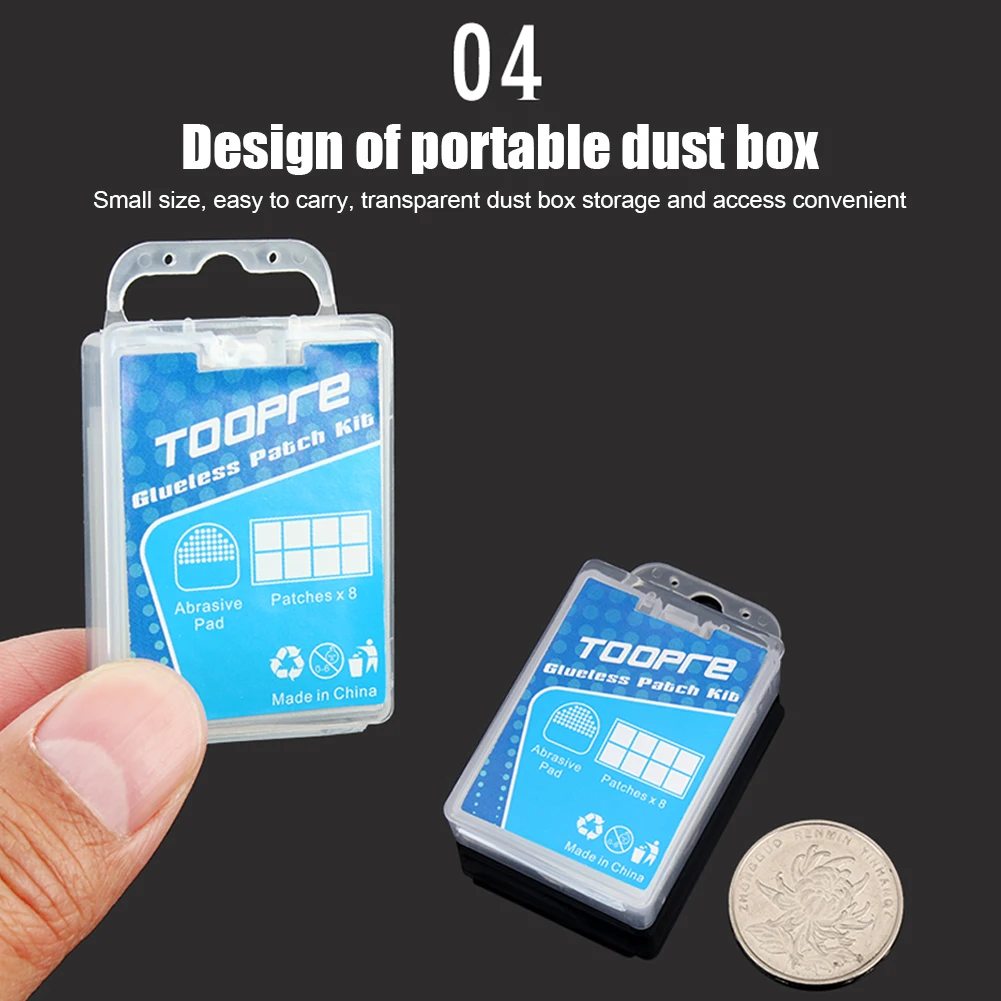 

Bike Tire Repair Tool Kit Cycling Puncture Tools Biking Rubber Patch Piece Lever Sets Portable Dustproof Cycling Parts