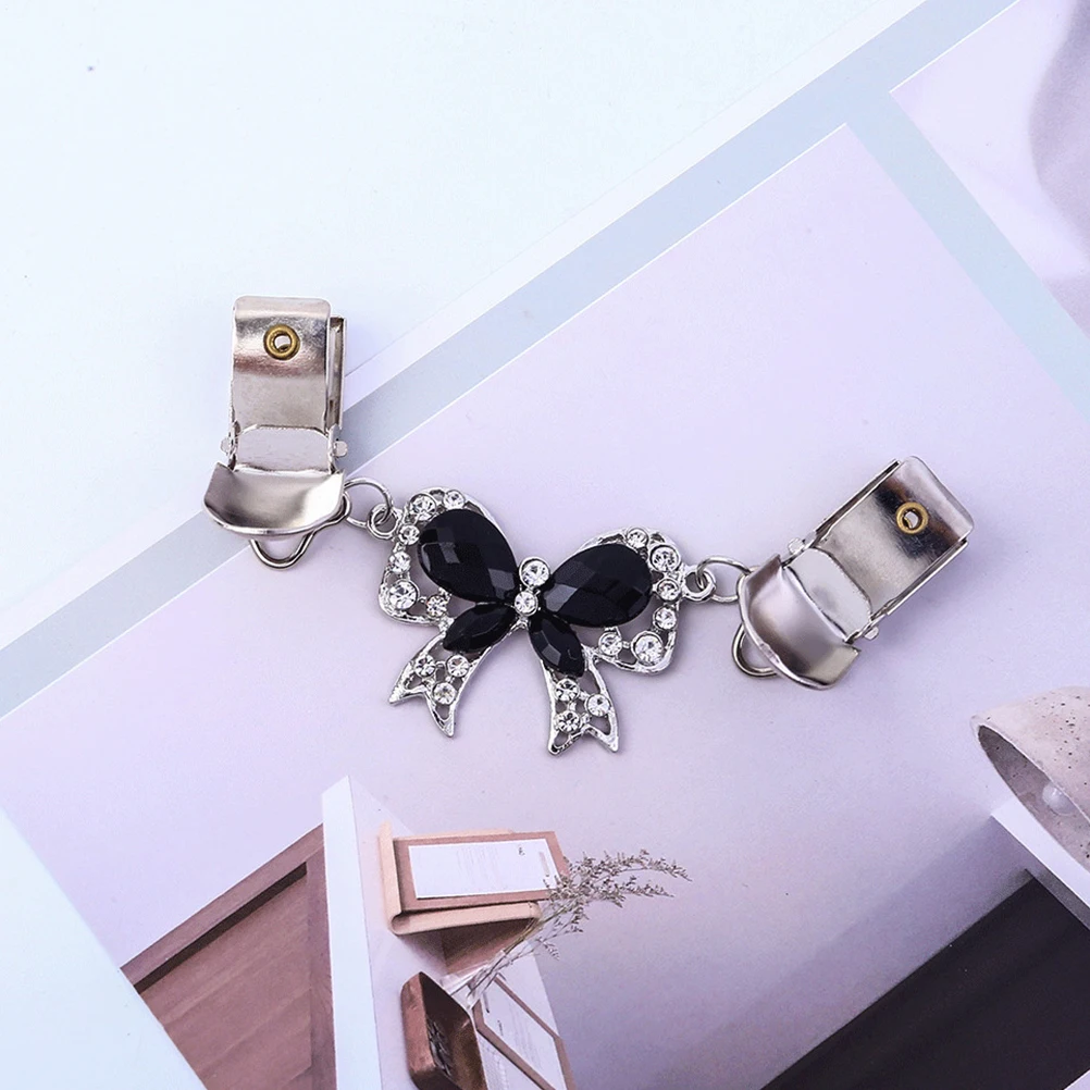 

2pcs Butterfly Collar Clip Scarf Buckles Zinc Alloy Fashion Clothes Clips For Sweaters Dresses Wedding Dating