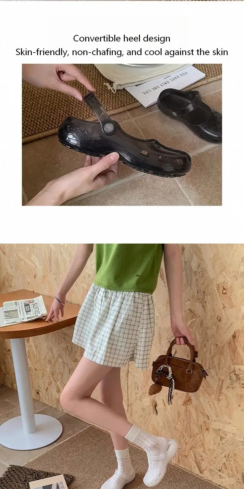 SHAJI Sommer Damen Kristall-Ballett-Clogs Runde Zehenpartie Süße Japanische EVA Anti-Rutsch-Sandalen Reise Alltag Pendeln Studenten-Slides – Detail 4