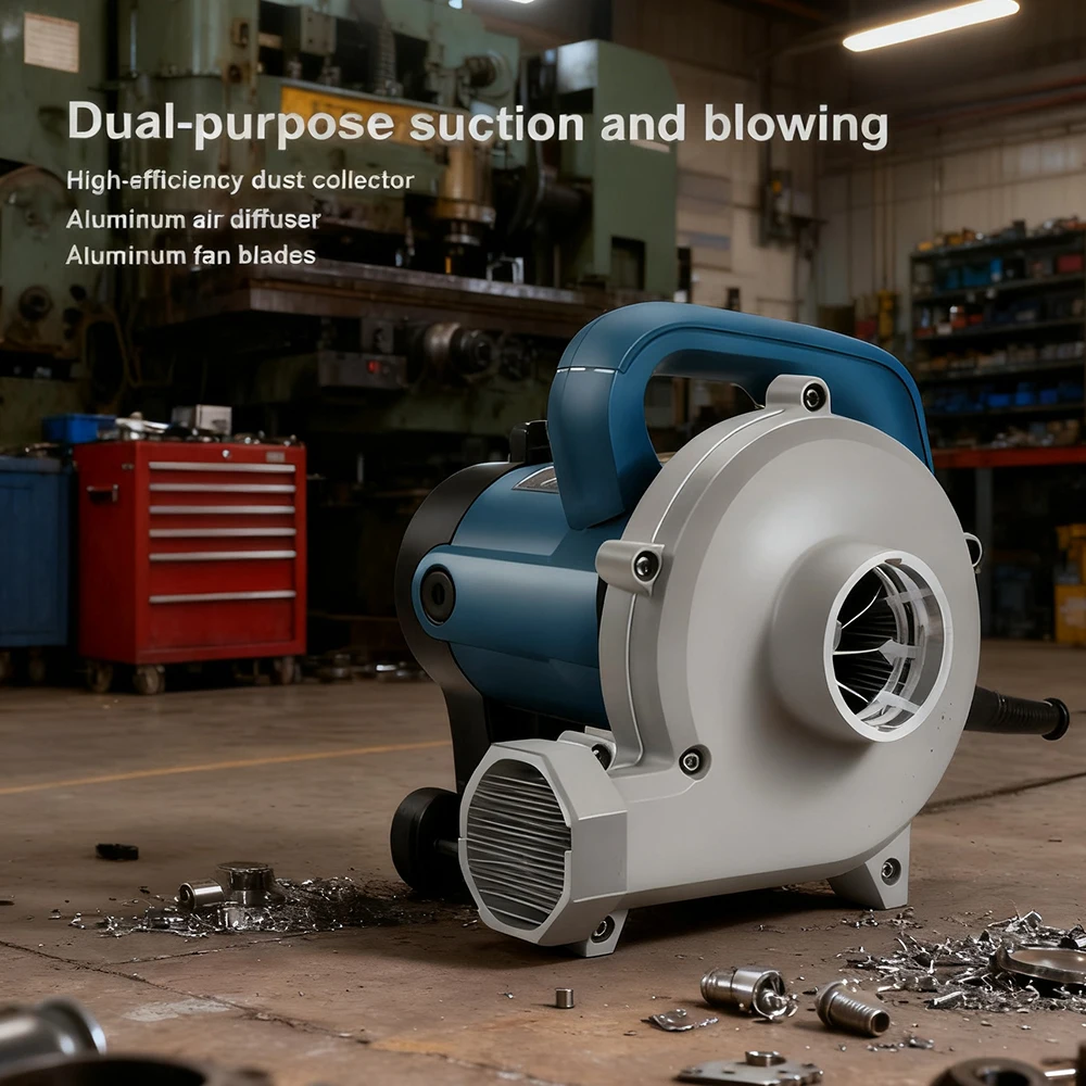 Dual-purpose Suction Blowing Machine High-efficiency Durable Dust Collector 2 in 1 Vacuum Blower 4580W Electric Vacuum Blower