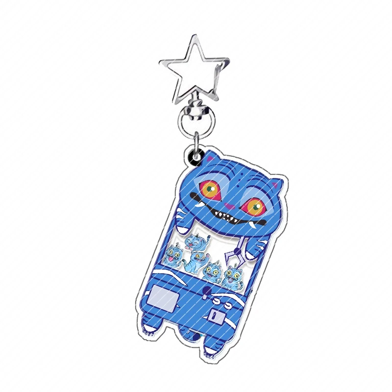 พวงกุญแจอะคริลิคอนิเมะยอดนิยม Kpop Tv Demon Hunters Huntrix Mira Rumi Zoey Tiger ของตกแต่งกระเป๋า ของขวัญสำหรับเพื่อน