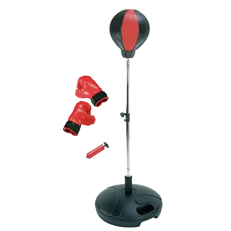 Hot Selling Custom Training Reflex Ball Punching Bag Toy Kids Boxing Setpromote sales