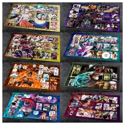 Anime One Piece OPCG dedicato GAME Card PlayMat battaglia contro rufy Law Perona Robin Sakazuki Comic Book Series Toys 60*35cm