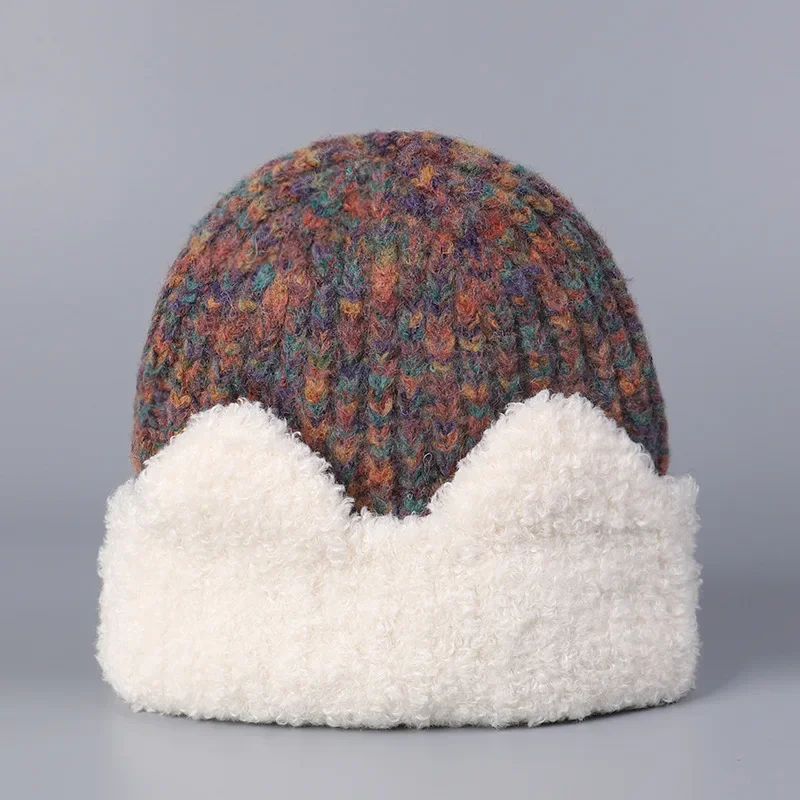 

Winter Knitted Ear Protection Hats For Women&Men Warm Beanies Caps Outdoor Ski Balaclava Bib EarCaps Ladies Skullies Hats Gorros