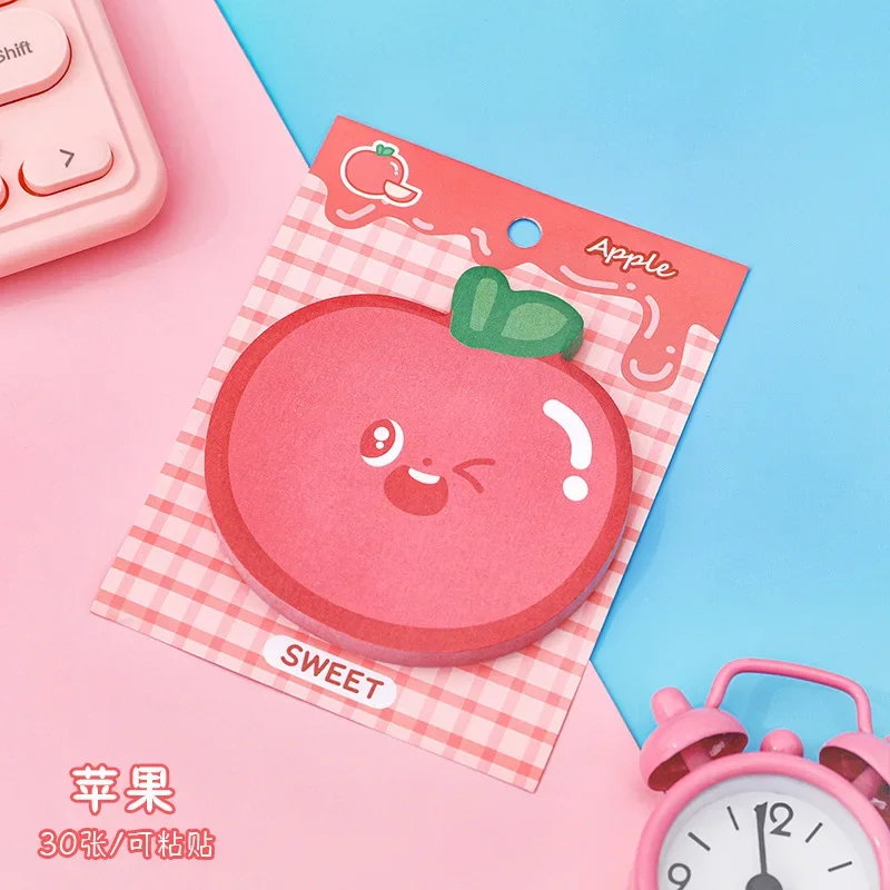 Kawaii Fruits Sticky Notes Notepad Self Sticky Note Pad Notebook Planner Sticker Office School Stationery Memo Pad accessori