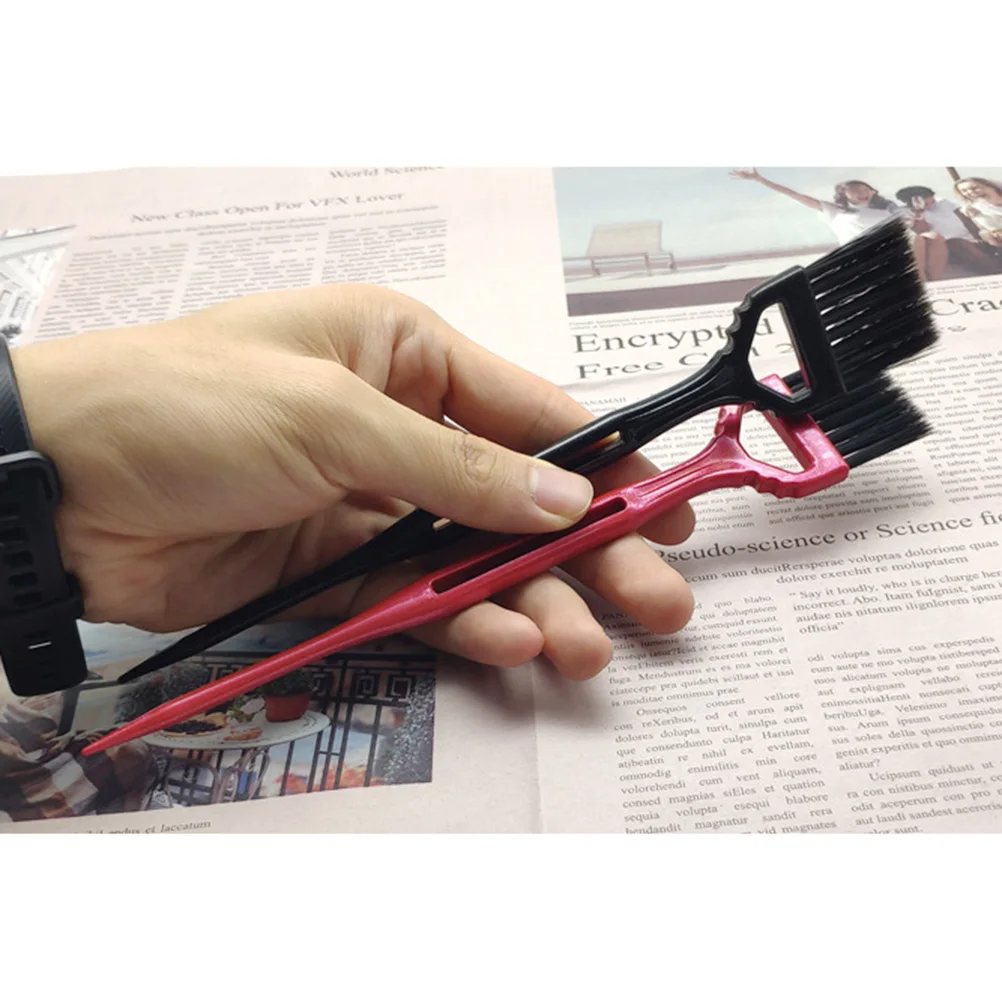 

3pcs Dye Brush Pp Material Durable Safe For Home Salon Use Hair Coloring Applicator Tool Hair Tint Brush For Diy Treatment