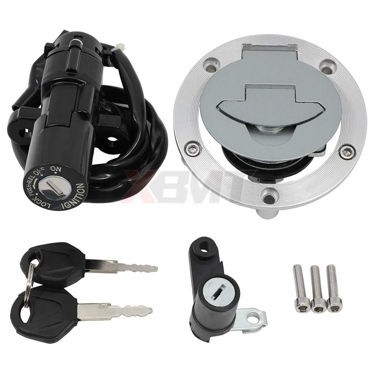 

Motorcycle Ignition Switch Seat Lock Key Fuel Gas Cap Set For For Yamaha YZF R25 R3 YZF-R25 R3 2015-2019