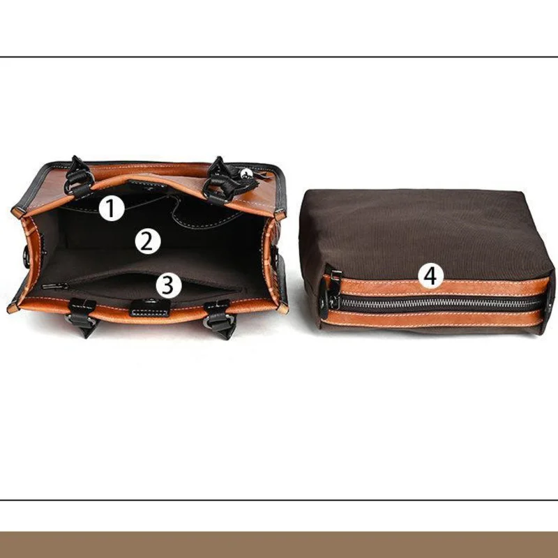 حقيبة يد من الجلد الطبيعي من MOTAORA للنساء ذات سعة كبيرة حقيبة كتف كلاسيكية منقوشة على شكل زهرة محفظة كاجوال فاخرة بتصميم كلاسيكي