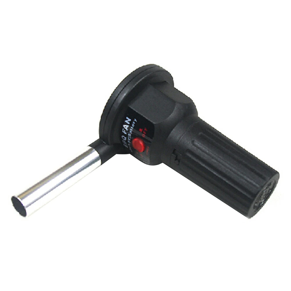 Barbecue Air Blower Handheld BBQ Grill Fire Bellows Grill Accessories Aluminum Alloy Kitchen Tool for Picnic Camping Cooking