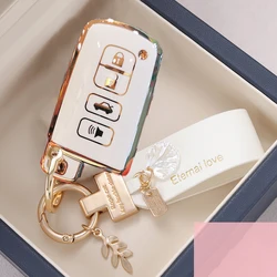 New TPU Car Remote Key Case Cover Shell for Toyota Corolla Camry RAV4 Highlander Auris CHR Avalon Land Cruiser Protected Fob Bag