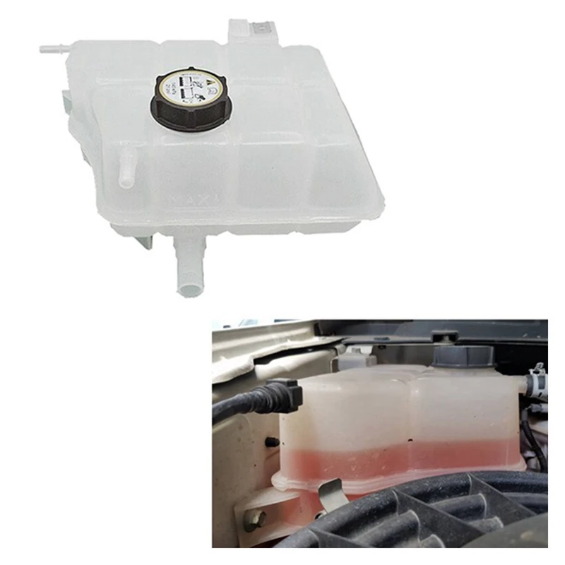 Car Radiator Coolant Expansion Tank With Cap Replacement AB39-8K089-AA AB39-8K218-AA For Ford Ranger 2012-2020