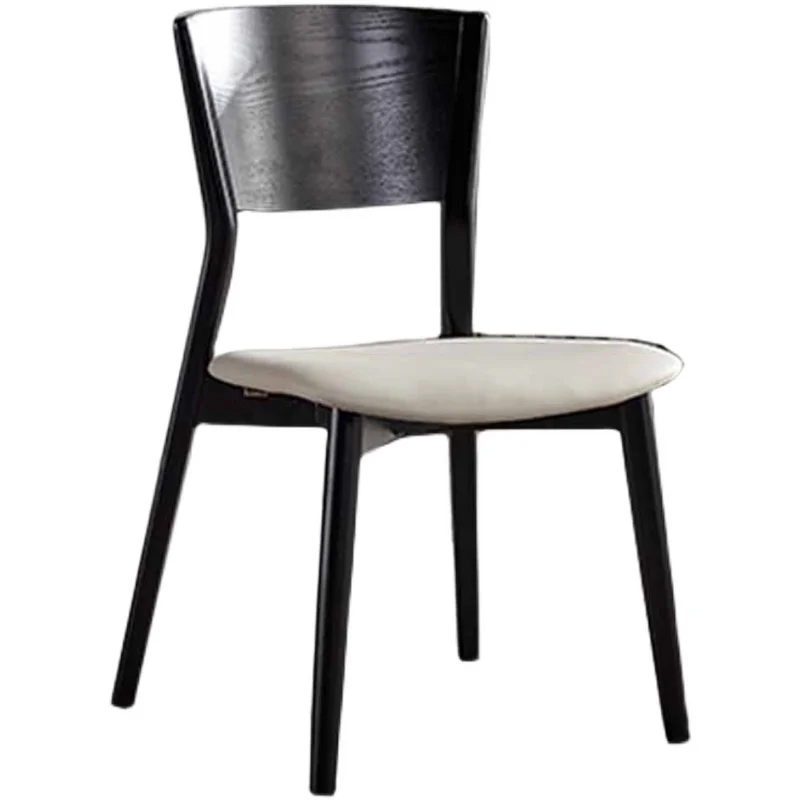 Nordic solid wood dining chair modern simple fashion creative home restaurant