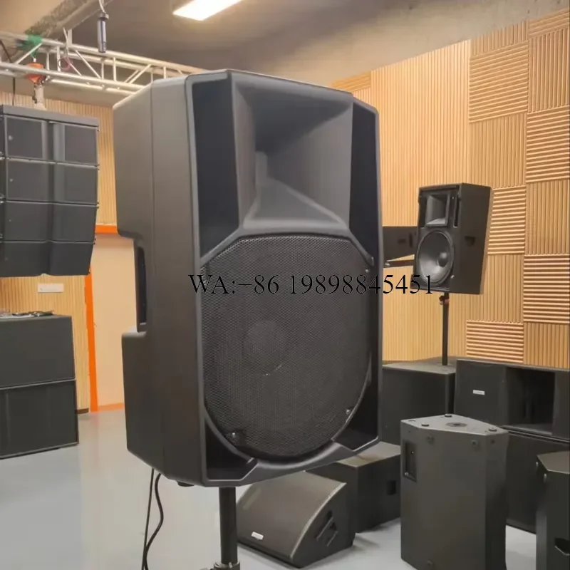WMWMNU Active Stage Outdoor Waterproof 1400Watt Stereo Portable Loudspeaker Ferrite Neodymium DSP Bluetooth XLR Support