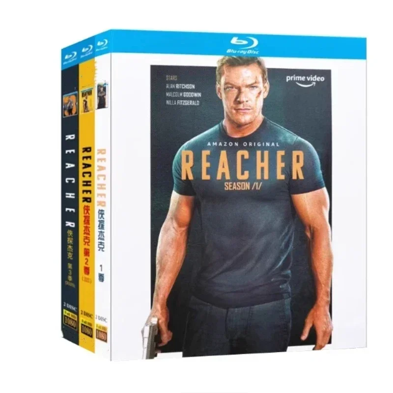 Reacher Season (1-3) 6-Disc All Region New Box Set Blu-ray disc