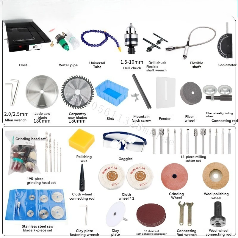 Neue multifunktionale Jade-Schleif- und Schneidemaschine