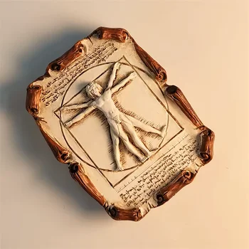 इटली,विंसी,विट्रुवियन मैन,3D स्टीरियोस्कोपिक,पर्यटन स्मृति चिन्ह,रेज़िन पेंटिंग,घर की सजावट,रेफ्रिजरेटर चुंबक 10 best sales राल चुंबक - №7