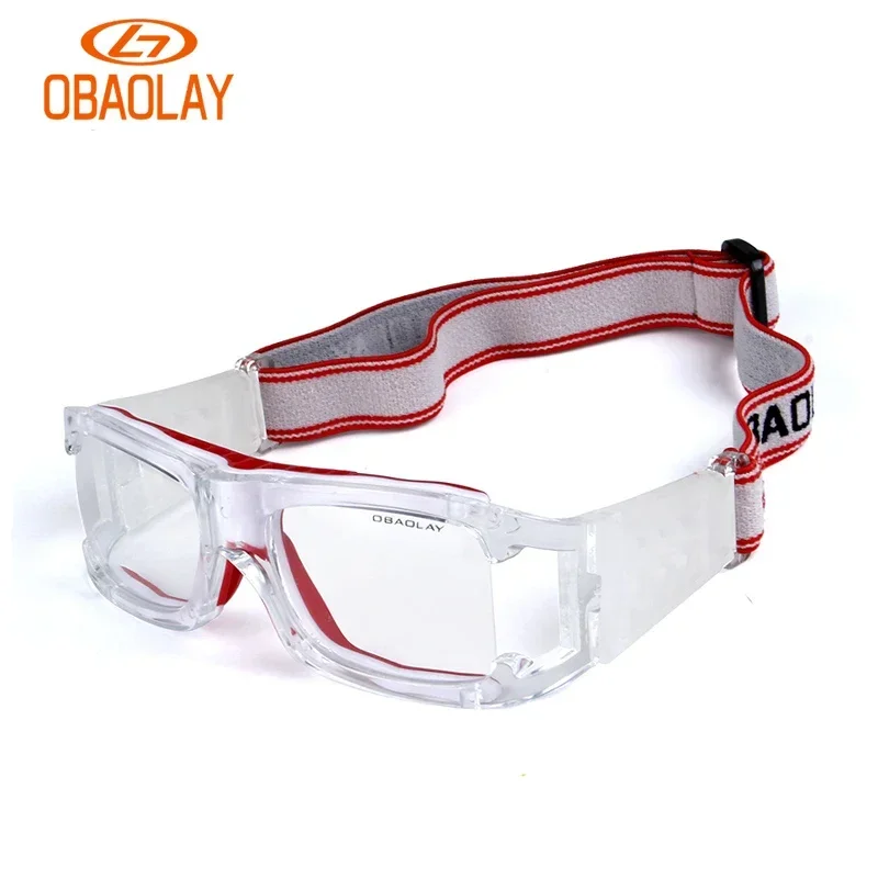 OBAOLAY Durable Sports Glasses Prescription Basketball Glasses Full Frame Basketball Glasses Professional Basketball Eyewear