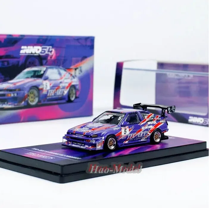 

INNO 1/64 для SPRINTER TRUENO AE86 N2, модель автомобиля, литой под давлением сплав, имитация игрушек, подарки на день рождения для мальчиков, хобби, дисплей, украшения, синий