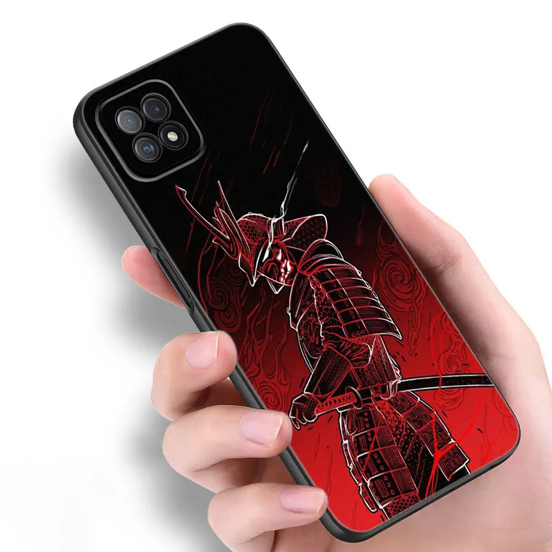 Red Sun Japanese Anime Phone Case For OPPO Reno 10 11 Pro A55 A57 A58 A72 A74 4G A54 A78 A98 5G A53 A93 2020 A15 A16 A17 A38 A76