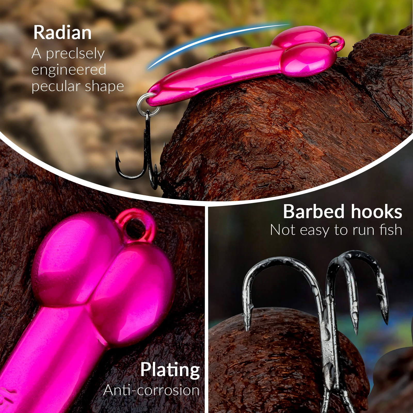 dick shaped fishing lures Cock Lure deep jigging while drift fishing and even trolling 1PCS 5g 10g 15g 20g