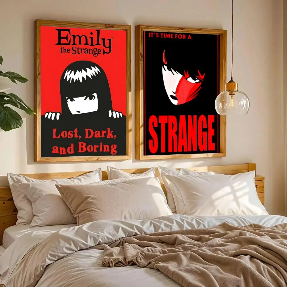 Emily The Strange Poster Wall Art Wall Stickers Home Living Room Bedroom Bar Office Decor Prints Personalized Gift