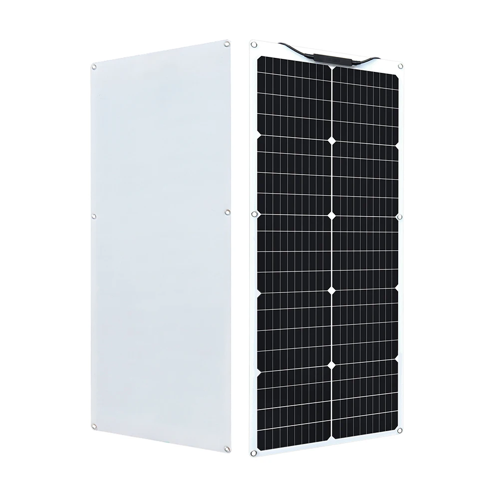 Solar Panel Kit 80W 60W 50W module Flexible Monocrystalline cell Photovoltaic Panels Solar Power Generation 12V battery charger