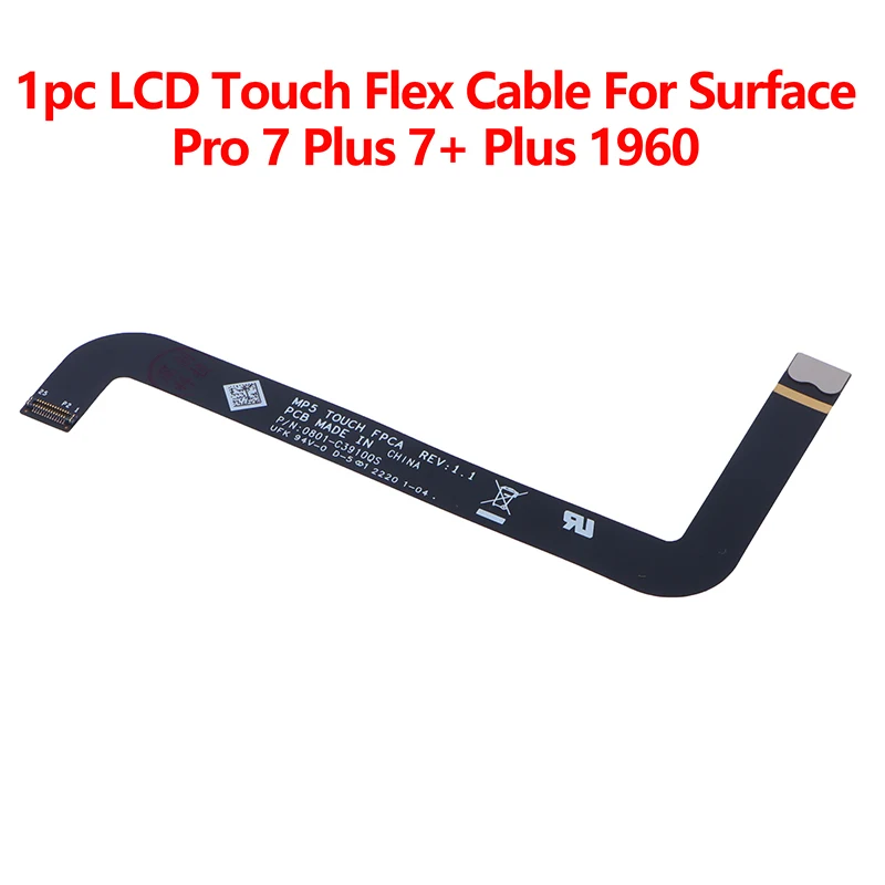 

1Pc LCD Display Touch Screen Digitizer Flex Cable For Surface Pro 7 Plus 7+ Plus 1960 Screen Cable Replacement Parts