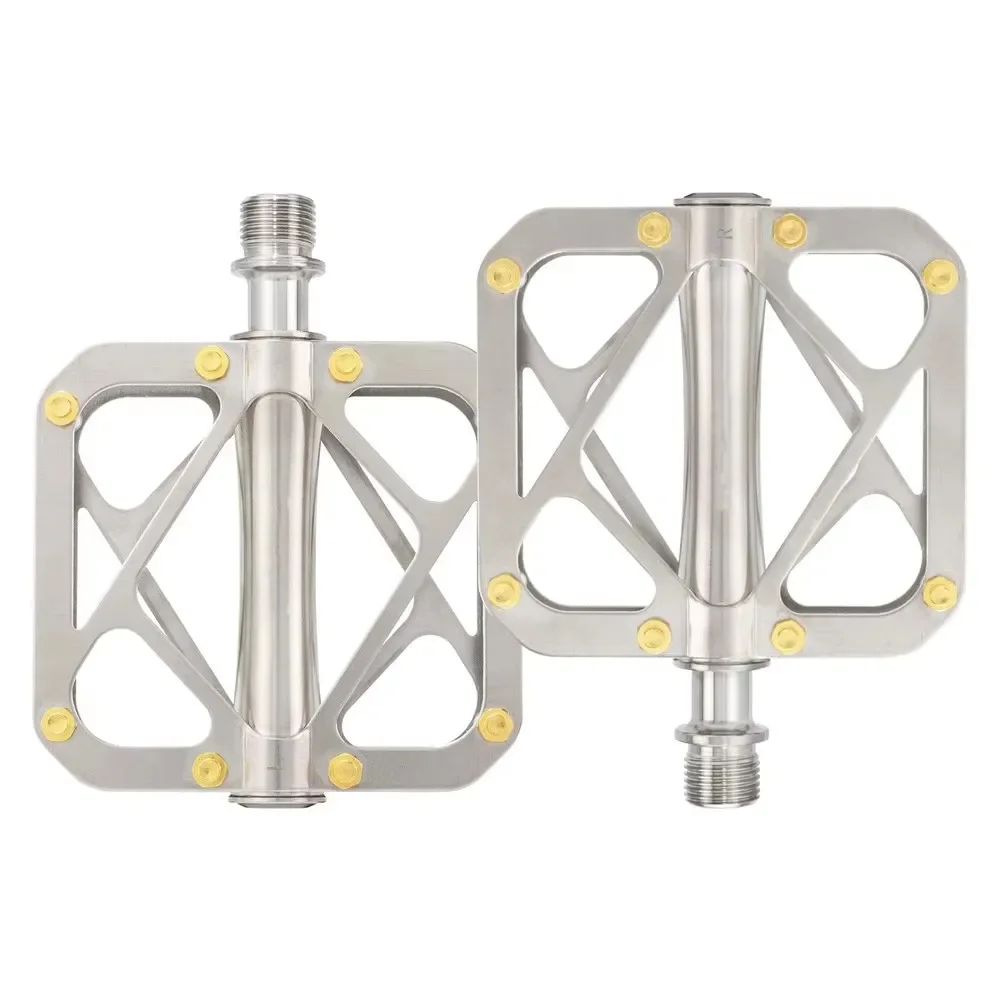 

Bicycle titanium pedal MTB fold bike for brompton pedal Ultra-light non-slip titanium 9/16inch