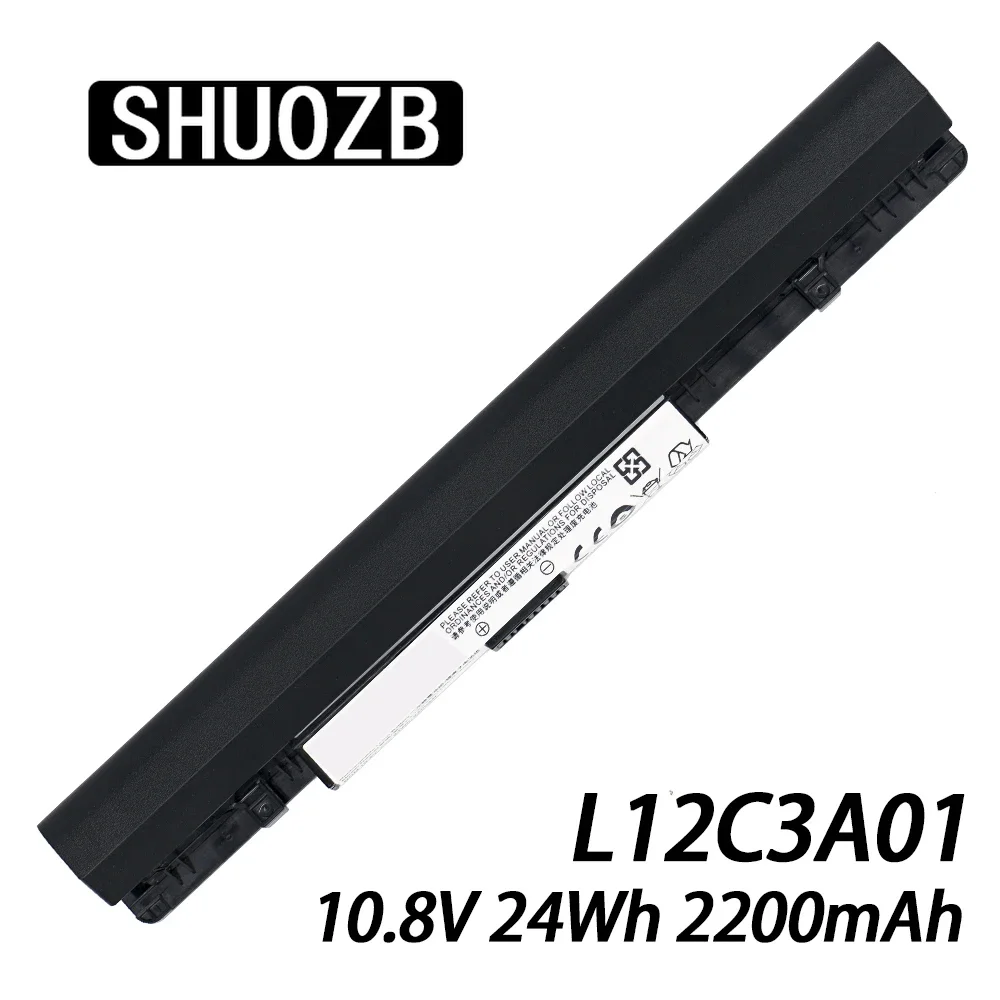 SHUOZB L12S3F01 L12M3A01 Laptop Battery For Lenovo IdeaPad S210 S215 S20-30 Touch Series L12C3A01 10.8V 24WH 2200mAh