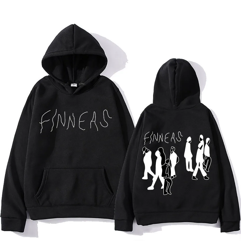 Sudaderas Con Capucha Hoodie FINNEAS Back Printing Hip Hop Comfortable Sweatshirt Funko Pop Gothic Clothing Moletom Punk Hoody