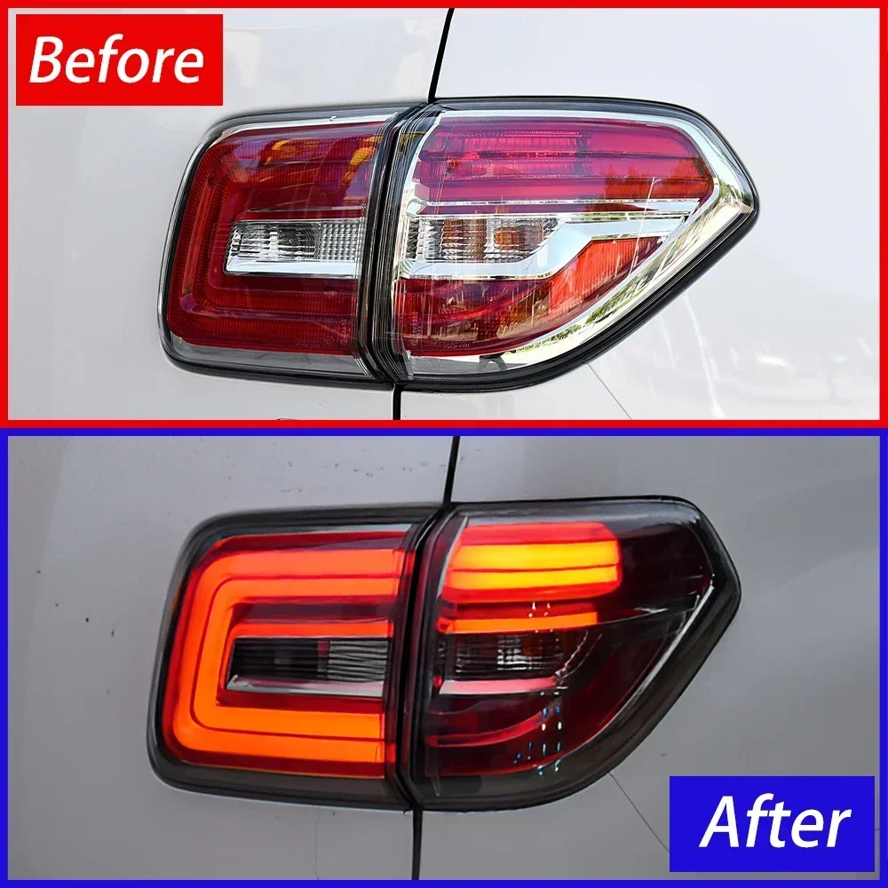 Auto Rear Back Lamps Assembly For Nissan Patrol Y62 2012-2018 Upgrade LED Dynamic Blink Turn Car Tail lights Accessories