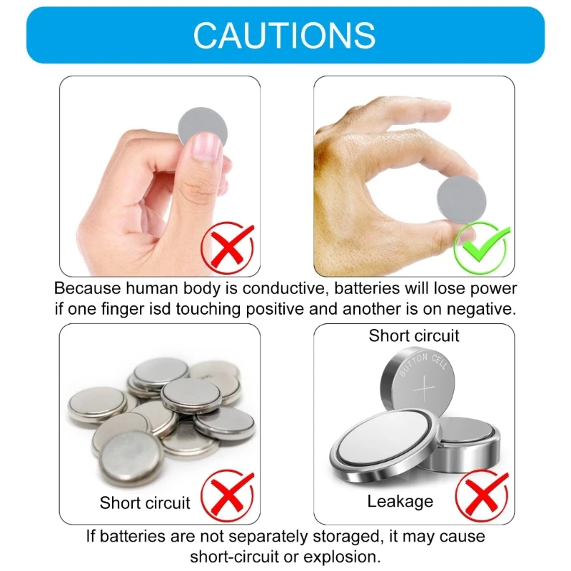 DX62 10PCS LR44 AG13 1.5V Button Coin Cell Batteries A76 357 357A LR1154 SR1154 SR44 For Toys, Watches, Games