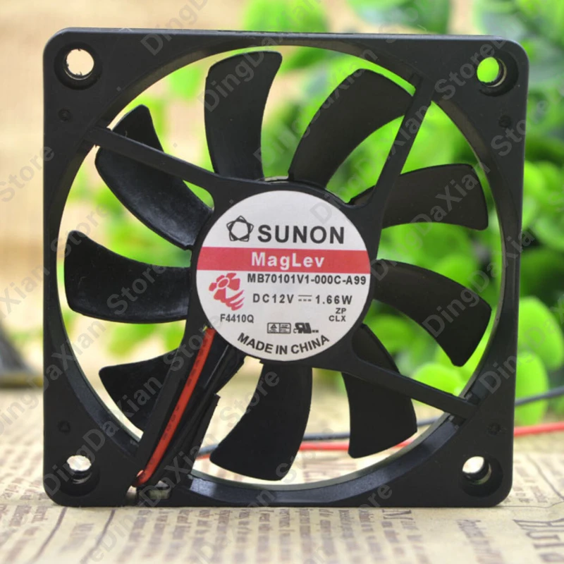 

d 1PCS For SUNON MB70101V1-000C-A99 | 70×70×10mm 12V 1.66W 7CM Axial Fan