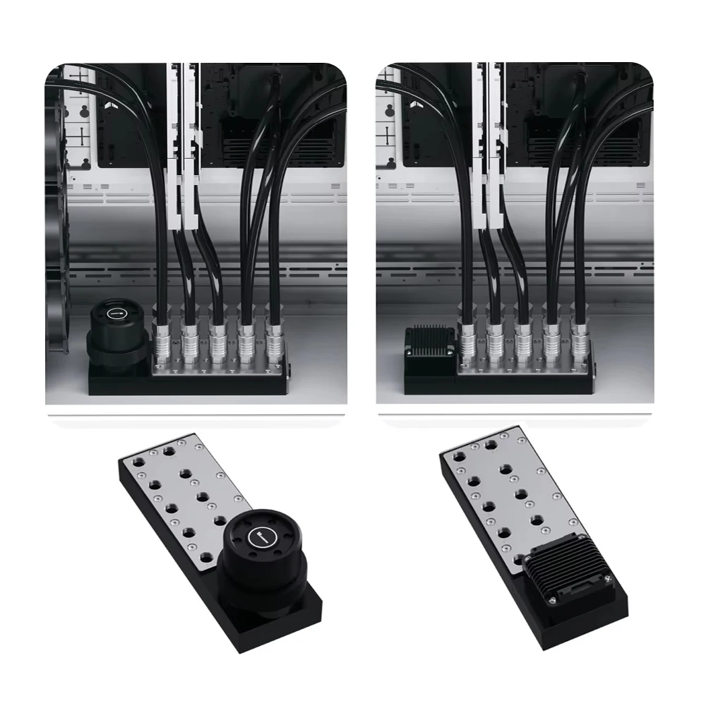 Barrow AIO Integrated Pump Manifold for Small Server & Multi-GPU Liquid Cooling System Construction