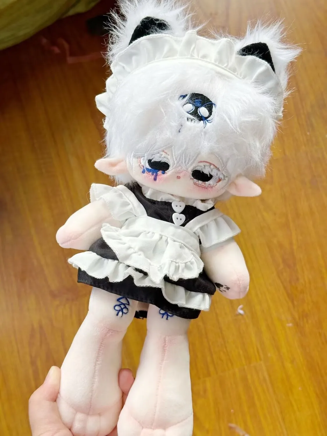 

Original,genuine,cosplay customized,30cm long-legged cotton doll,featuring cute handsome new style of blue and white porcelain
